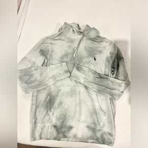 NEW WITH TAGS! Polo by Ralph Lauren mint green tie die hoodie